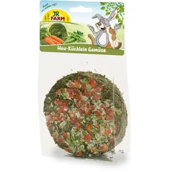 JR FARM Heu-Küchlein 75g Kleintiersnack Gemüse