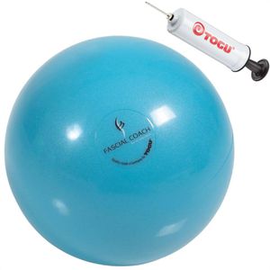 Togu Faszienball Fascial Coach Ball, Ø 16cm, inkl. Pumpe, türkis