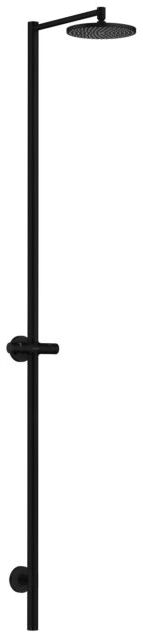 Hansgrohe Axor Starck Duschsäule 12671670 mit Kopfbrause, ohne Handbrause, mattschwarz