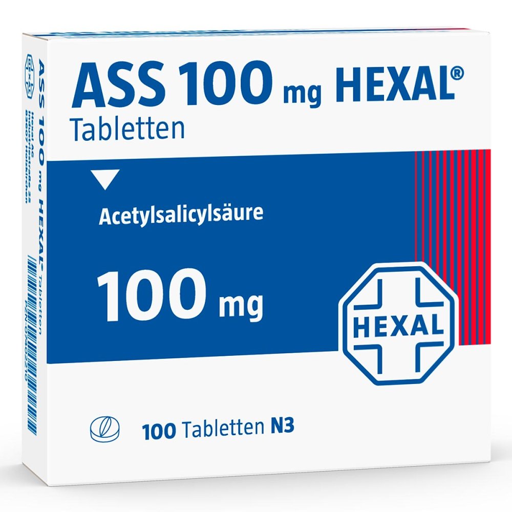 Hexal AG ASS 100 mg HEXAL® Tabletten 07402210