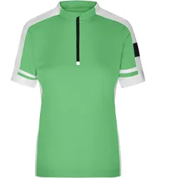 Damen Bike-Shirt Half Zip "JN451" - M - green