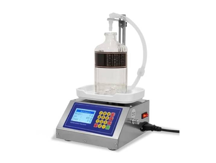 Füllmaschine, Wiege- und Abfüllmaschine, elektronische Waage, Flüssigkeitsfüller, Wasser, Trinken, Wein, Saft, 10 ml – 3000 , , Getränke