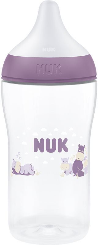 NUK Perfect Match Hippo bouteille 3m+ 1 pcs