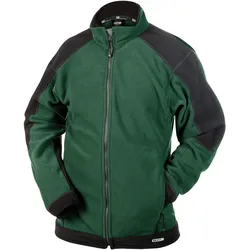 DASSY® Kazan Zweifarbige Fleecejacke - flaschengrün/schwarz - 2XL