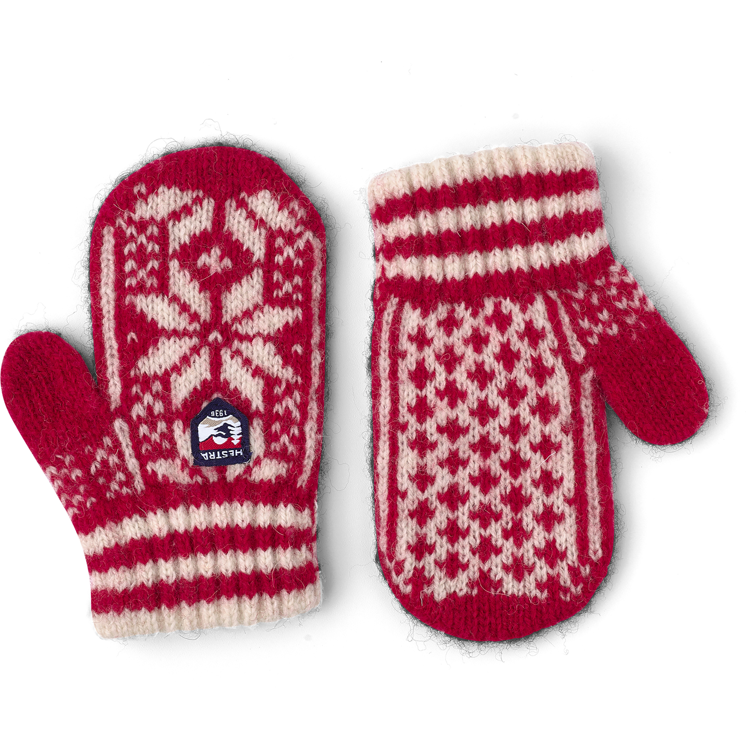 Hestra Nordic Kinder Fäustlinge rot Größe 2 Lifestyle Elastisch