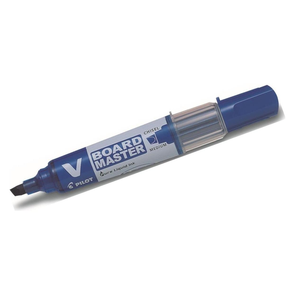 Pilot V Board Master Textmarker 10 Stück Stumpfe Spitze Blau (10x) (5081703)