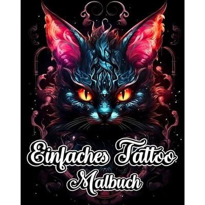 Einfaches Tattoo Malbuch, Taschenbuch von Sophia Caleb, Blurb