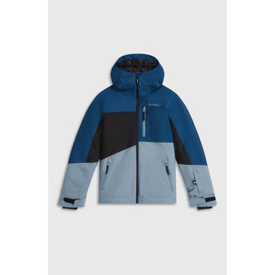Skijacke O'NEILL, Jungen, Gr. 176, blau (regal blau c), Obermaterial: 100% Polyester, Jacken Skijacke, wasserdichte Ausstattung, mit Schneefang, atmungsaktiv, winddicht