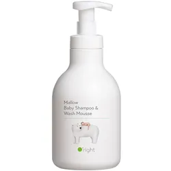 O’right Mallow Baby Shampoo & Wash Mousse 650 ml