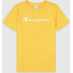 CHAMPION Damen Shirt Crewneck T-Shirt, Größe S in Orange Orange