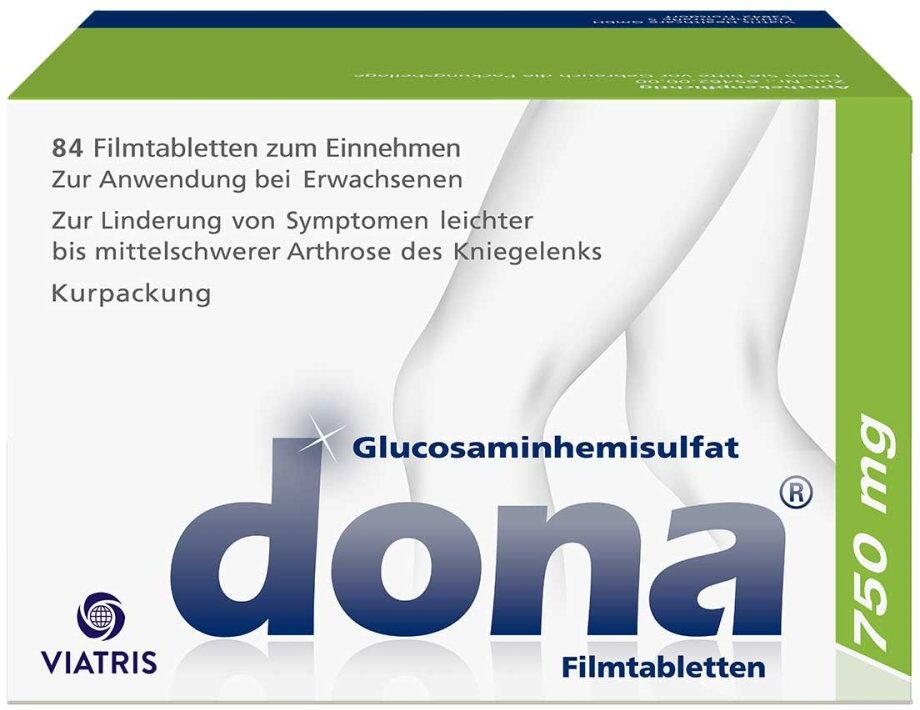Dona 750 mg: Kniearznei bei Arthrose, hochdosiertes Glucosamin