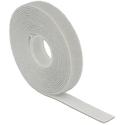 Delock Klettband auf Rolle L 3 m x B 13 mm grau