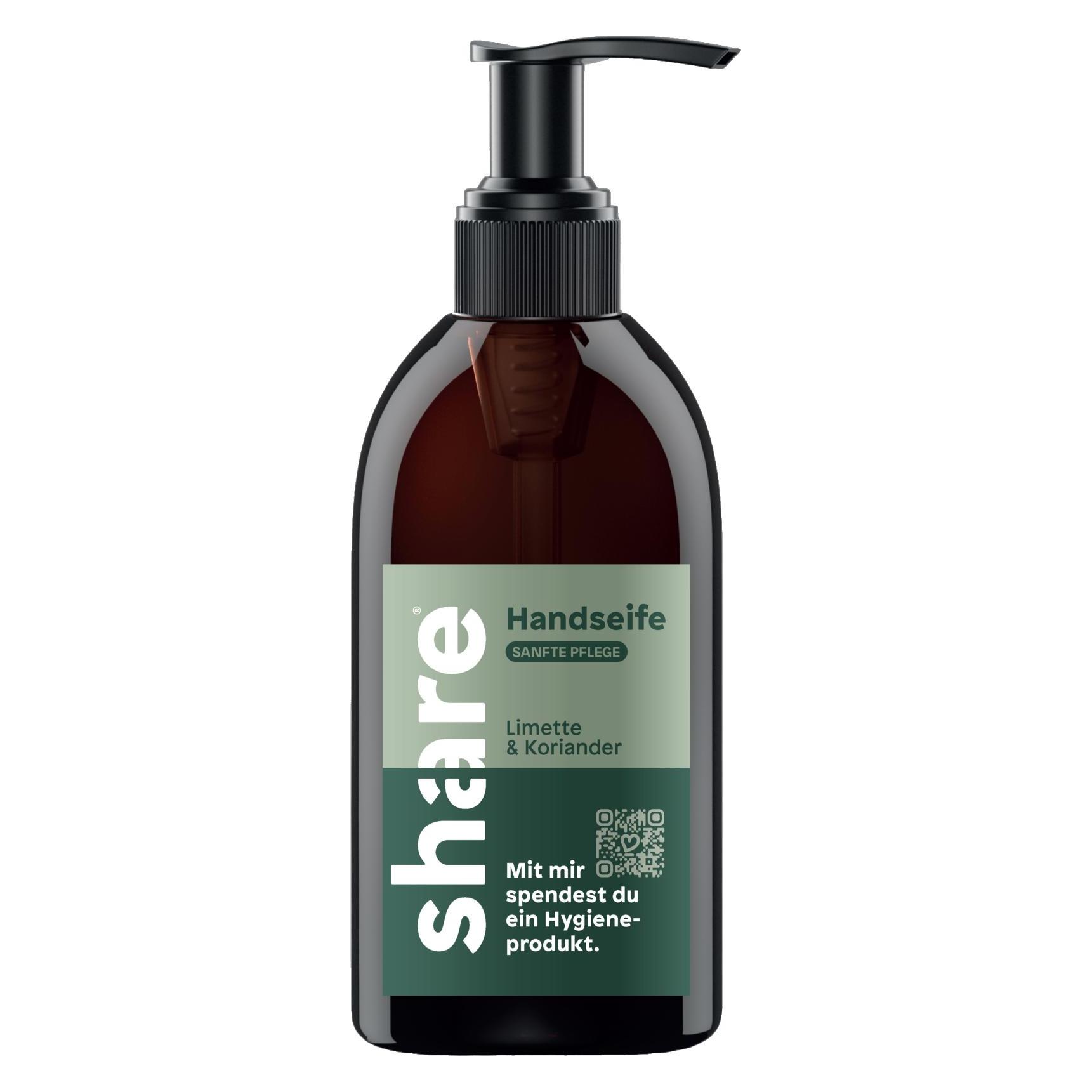 Share Limette & Koriander Flüssigseife 0,25 l (Flüssigseife, 250 ml) (H-01-09-02)