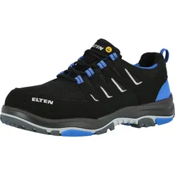 Sicherheitshalbschuhe S1P "WILLIAM BLUE LOW" ESD - 43 - schwarz