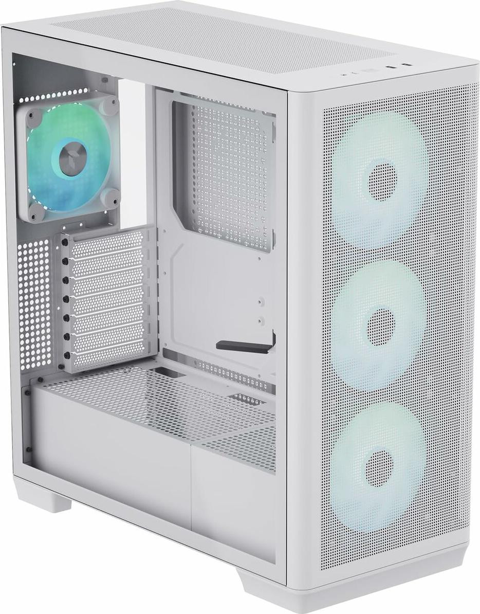 Aerocool APNX C1-WT-v1 ARGB Computerbehuizing Wit
