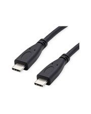 ROLINE USB3.2Gen2 Kabel PD 20V5A Typ C-C ST/ST 0.5m Digital/Daten 0,5 m (11.44.9056)