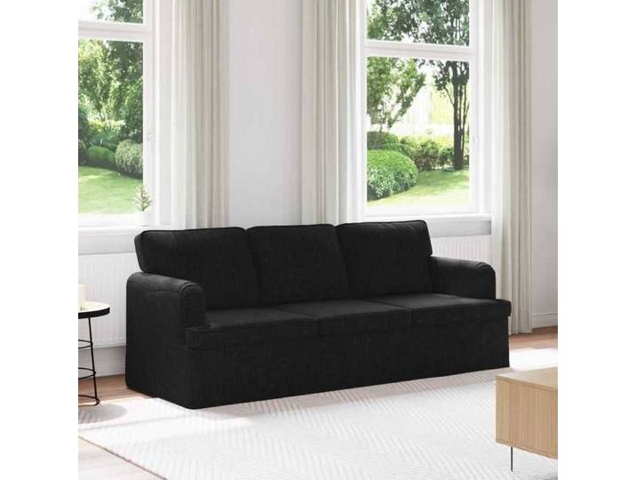 NEW 2026  Canapé moderne - Design ergonomique - pour salon - Noir Dimensions globales: 201x80x85 cm (lxPxH) L3032