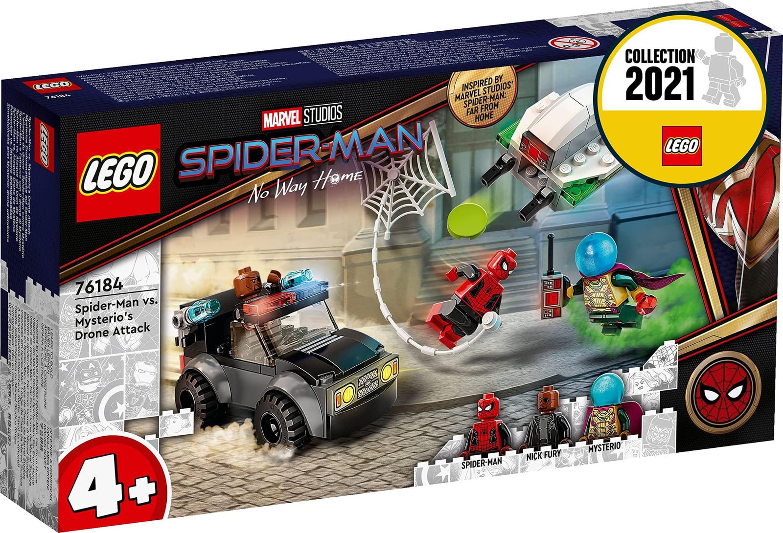 LEGO 76184 Marvel Mysterios drone-aanval op Spider-Man superheldenspeelgoed