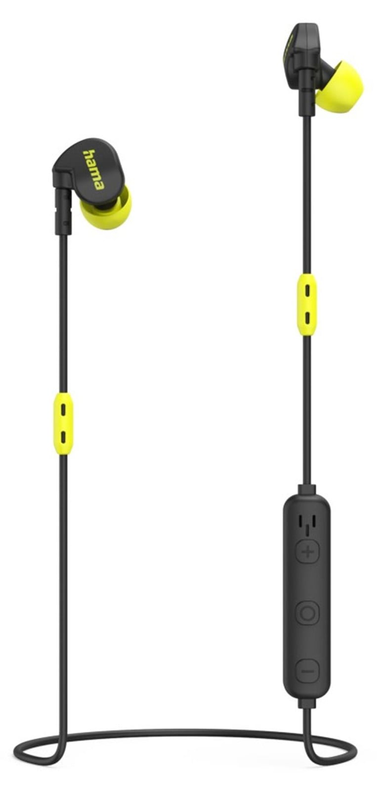 Hama Freedom Athletics II Draadloze Koptelefoon met Microfoon - Zwart/Geel