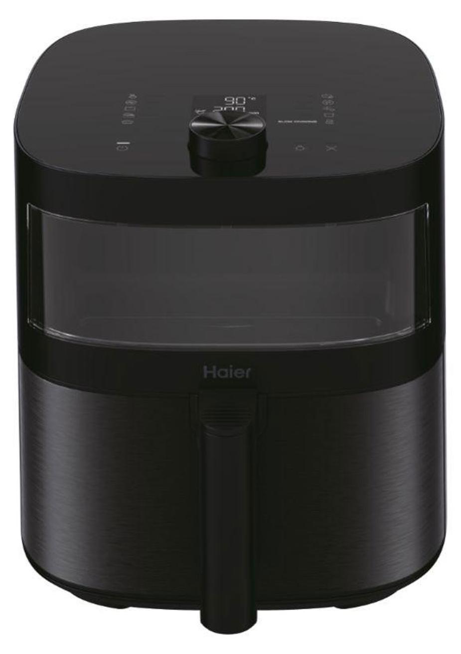 Haier I-Master Series 5 HAF5TWA 011, Heißluftfritteuse, 6,5 l, 40 °C, 200 °C, Schwarz, Drehregler, Touchsteuerung