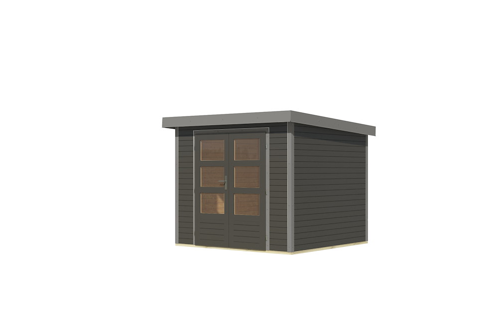 KARIBUHOLZT GH Jupiter 3 B 242x217x211cm terragrau graualu 16988229