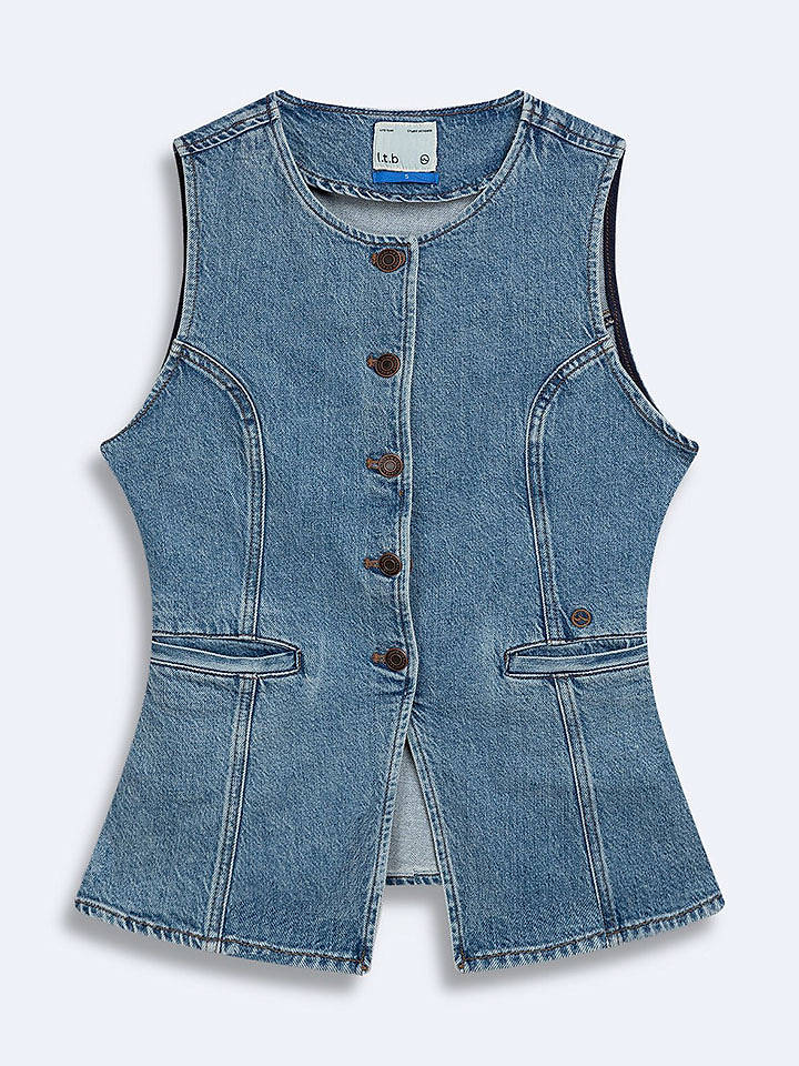 LTB Jeansweste "Diora" in Blau - M