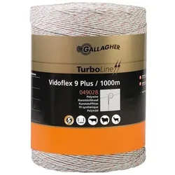 Gallagher, Gartenzaun, Schrikdraad (1000 Meter / Wit) - Vidoflex 9 Plus