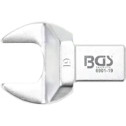 BGS Einsteck-Maulschlüssel 19 mm Aufnahme 14 x 18 - 6901-19