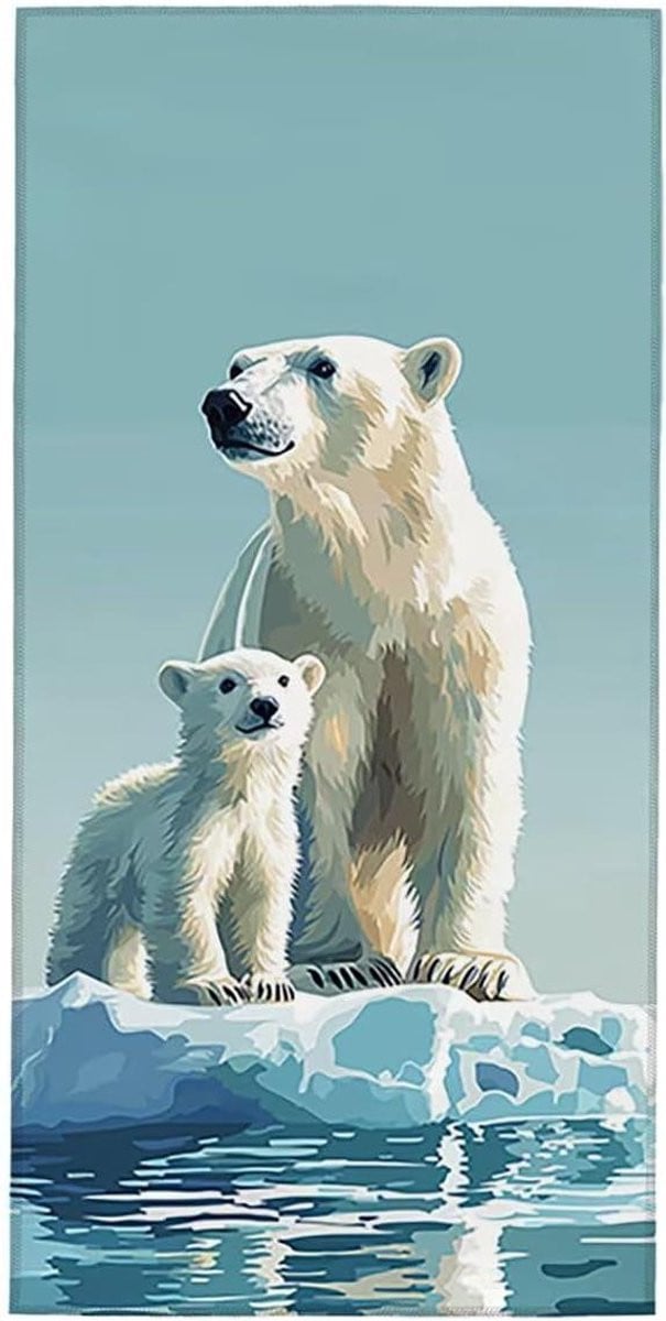 Strandlaken XXL Microvezel Meerkleurig 100 x 200 cm