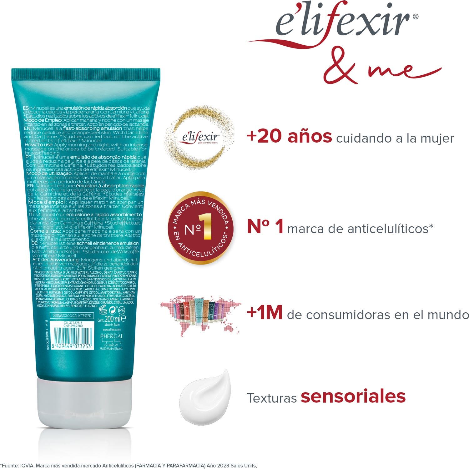 E'lifexir Minucell Gel Anticelulítico 200ml