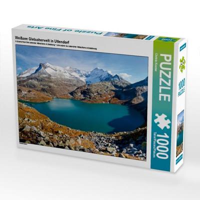CALVENDO Puzzle Weißsee Gletscherwelt in Uttendorf 1000 Teile Puzzle quer | 1000 Teile Lege-Größe 64 × 48 cm Foto-Puzzle für glückliche Stunden