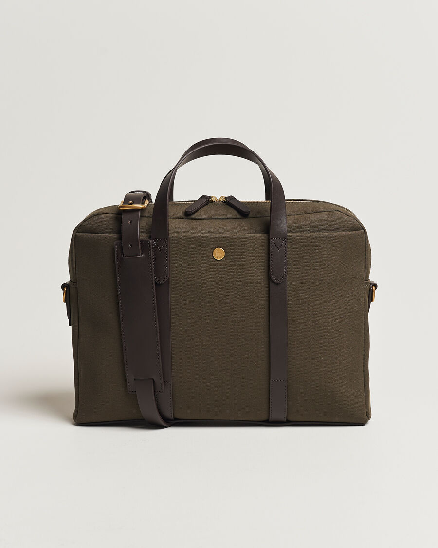 Mismo M/S Aspire Briefcase Army/Dark Brown men One size Grøn