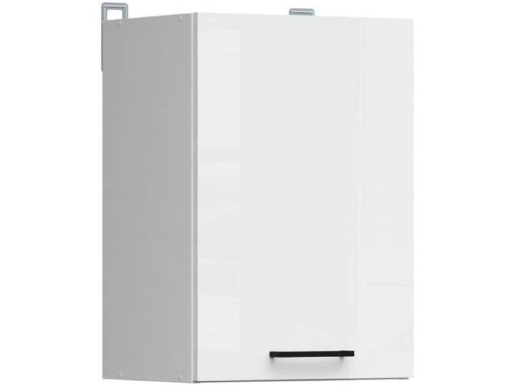 JUNONA Meuble haut 40 cm - 1 Porte - Blanc brillant