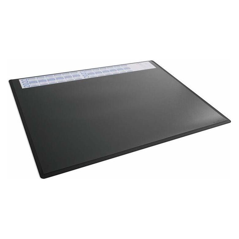 Durable Schreibunterlage mit Kalender, PP, schwarz (65 x 50 cm) (722301)