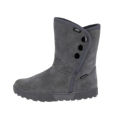 Winterstiefel LICO "Winterstiefel Amalia", Mädchen, Gr. 40, grau, Veloursleder, Schuhe Winterstiefel