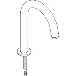 Hansgrohe Vernis Auslauf chr.inkl.Luftsprudler Dicht, 93685000 93685000