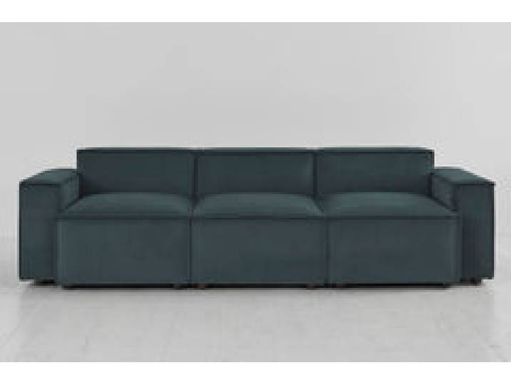 Dreisitzer-Sofa Model 03, Petrol