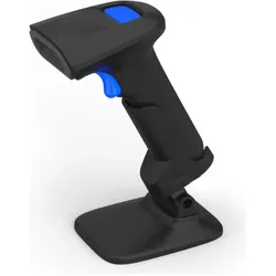 Atlantis Land A08-LD190-2D Barcode-Lesegerät Handheld 1D/2D Laser Barcode-Lesegerät (1D-Barcodes, 2D-Barcodes), Barcode Scanner, Schwarz