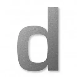 Hausnummer Edelstahl (16 cm) – d