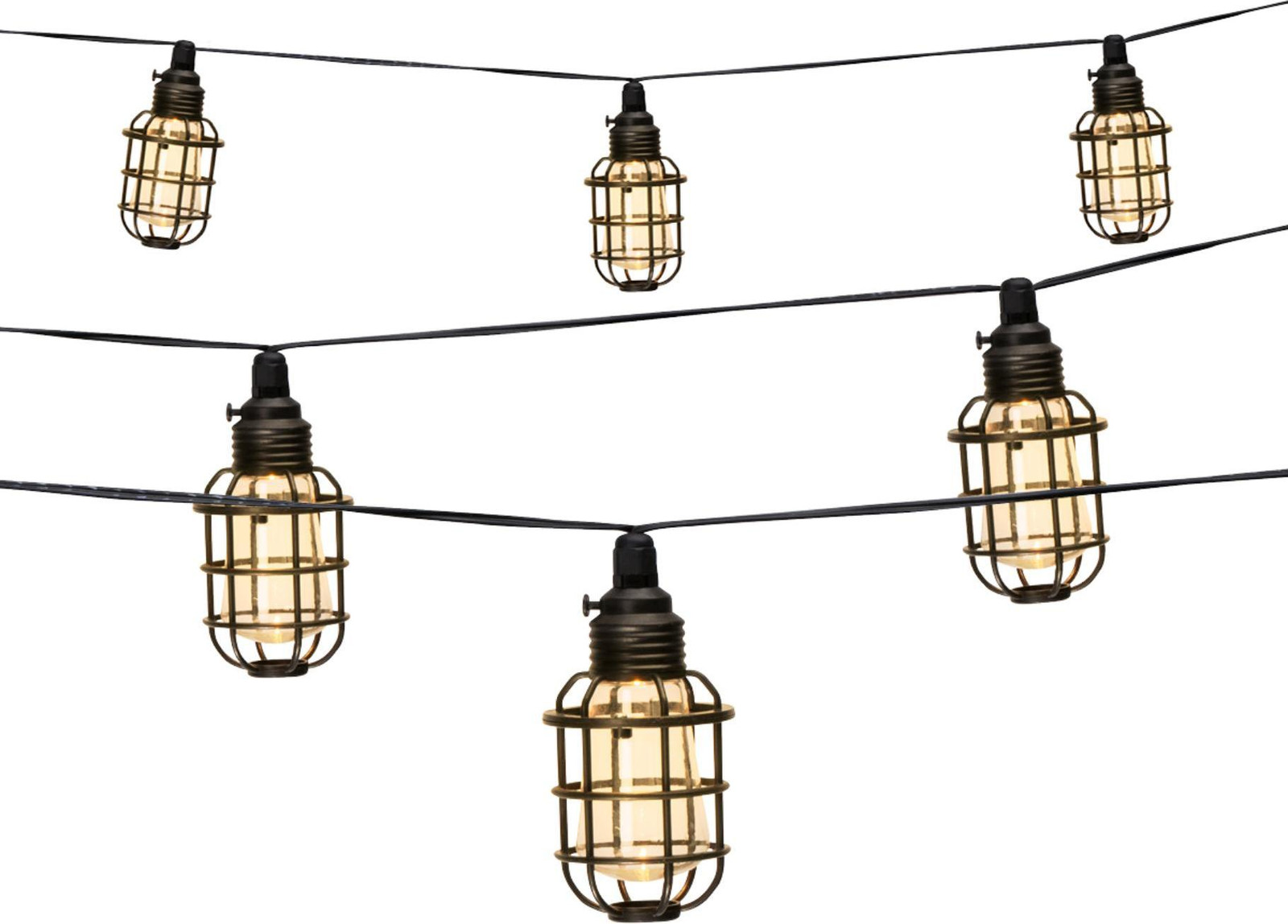 Grundig Solar Tuinverlichting - 10 LED Lampen - Warm Wit - IP44