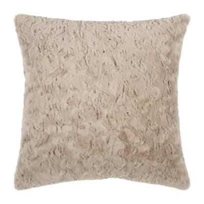 Dekokissen PAD "Flair", beige, unifarben, B:45cm L:45cm, Polyester, Dekokissen_Sitzkissen_Kissenhüllen, Kunstfell
