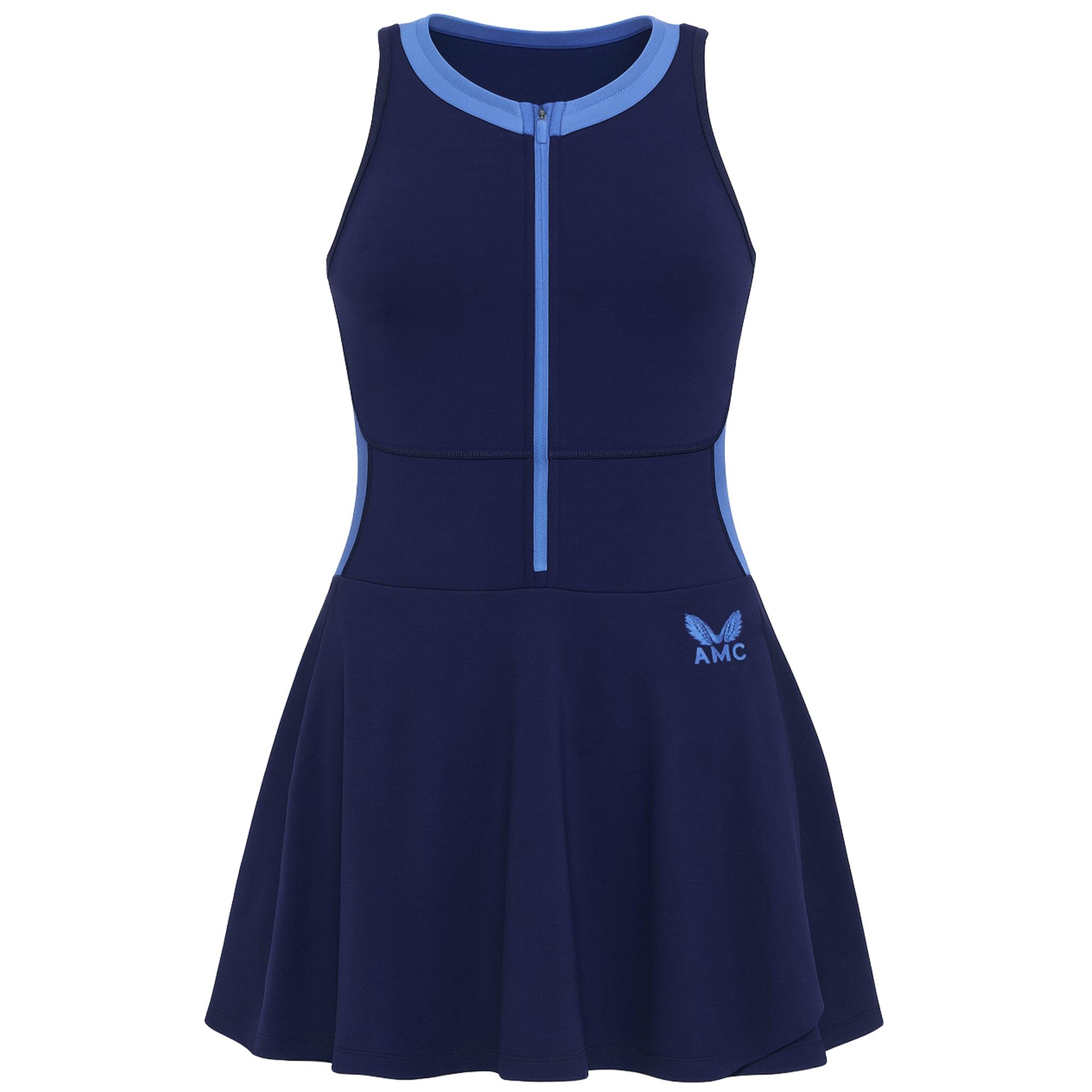 Castore AMC Damen Navy Tennis Kleid