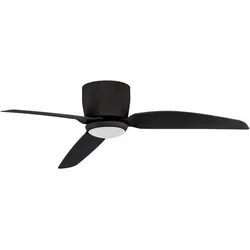 Nova Luce 9952362 Volga LED Ventilator Schwarz