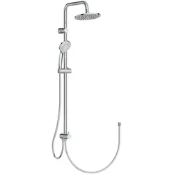 Ideal Standard Duschsystem Idealrain Aufputzarmatur Chrom 100 mm Handbrause 3-Funktion Regenbrause 200 mm