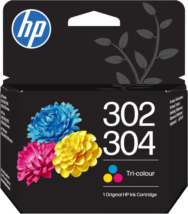 HP B7RT6AE Nr. 302 und 304 dreifarbig, 100 Seiten