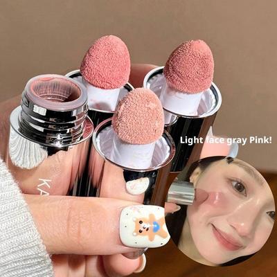 Multisell Products Hub Sponge Head Blusher, Velvet Liquid Blush Matte, Natural Lasting Tint Makeup e