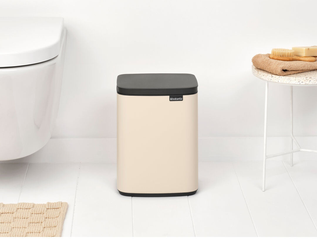 Brabantia 7 Litre Bo Waste Bin Soft Beige 7L