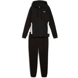 PUMA Damen Shirt Classic Hooded Tracksuit FL, Größe XL in Schwarz Schwarz
