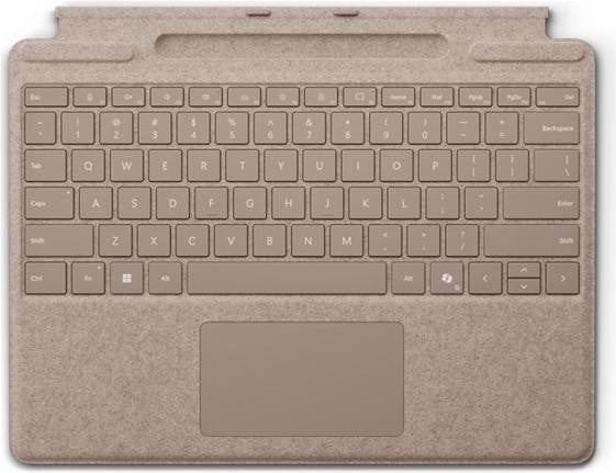 Microsoft Surface Pro-toetsenbord met opbergruimte voor pen - zandkleurig
