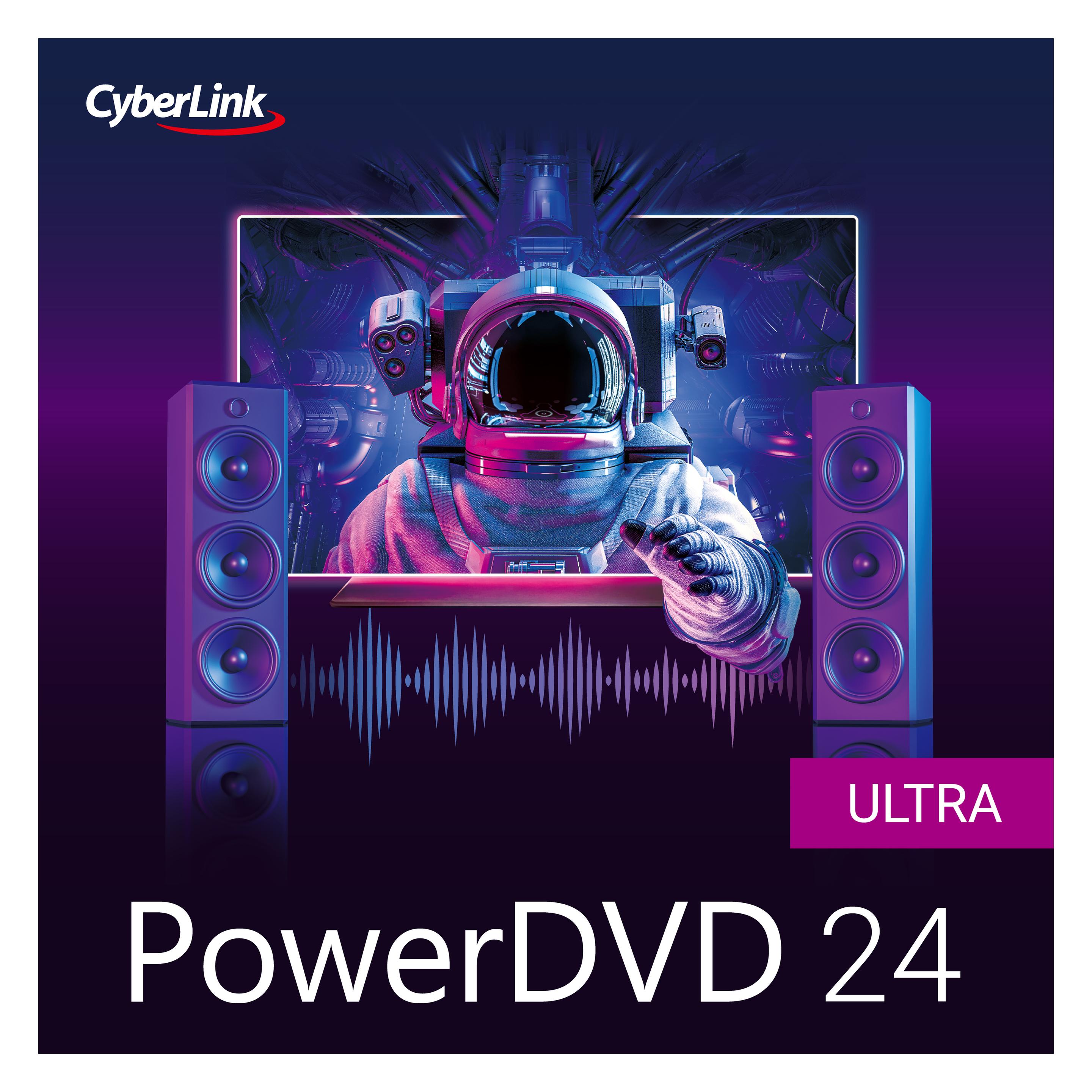 CyberLink PowerDVD 24 Ultra (1 User, 1 Geräte/User, unbegrenzt) (DVD-0O00-IWU0-00)
